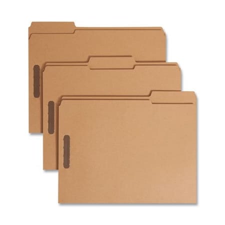 Smead Smead, TOP TAB 2-FASTENER FOLDERS, 1/3-CUT TABS, LETTER SIZE, 11 PT. KRAFT, 50PK 14837